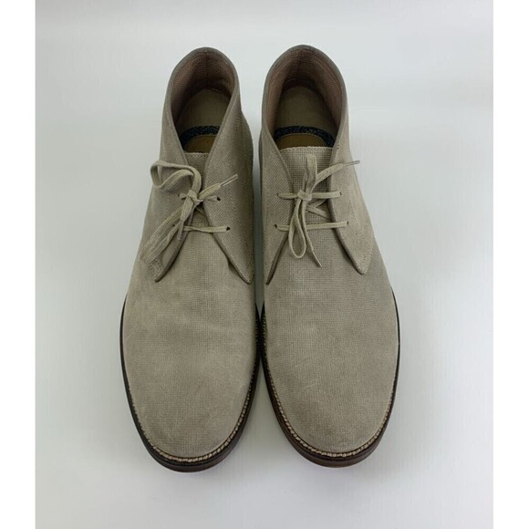 BOGO Johnston And Murphy Chukka Boot Textured Nubuck Taupe LaceUp Leather Men 13 main image 6